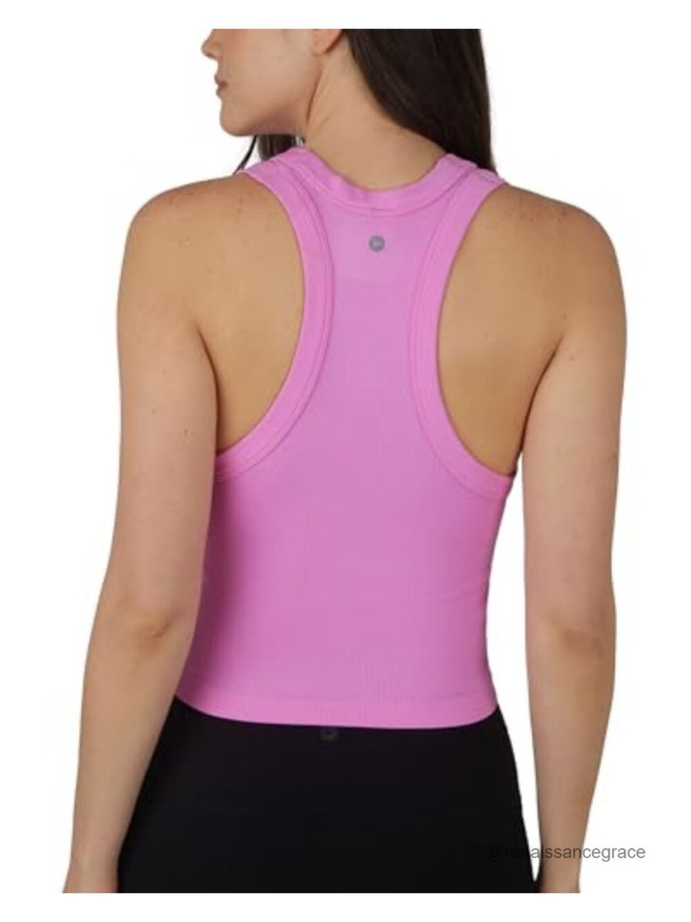 Seamless Ribbed Racerback Fitted Tank Top 3 Pack - Picture 5 of 6